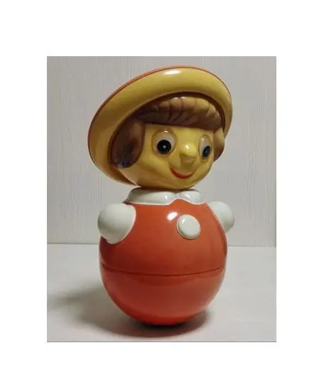 Pinocchio Vintage Soviet Toy Roly Poly. Musical Nevalyashka USSR 1 Pinocchio Vintage Soviet Toy Roly Poly. Musical Nevalyashka USSR