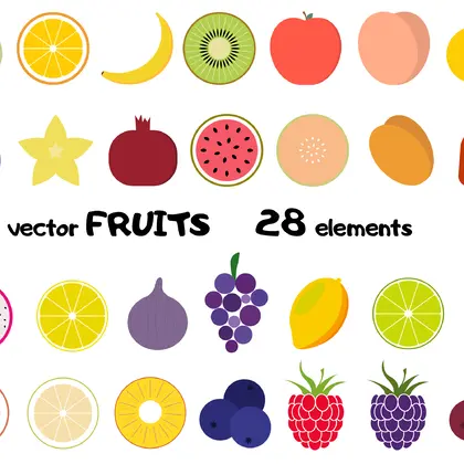 Summer Fruits SVG, PNG sublimation, apple, pear
