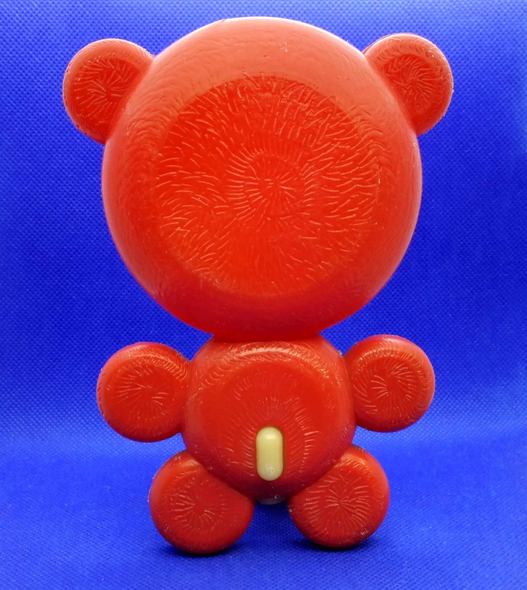Vintage Soviet Plastic Toy Bear.Antique Toy USSR.Red Teddy Bear 6 Vintage Soviet Plastic Toy Bear.Antique Toy USSR.Red Teddy Bear - Image 6