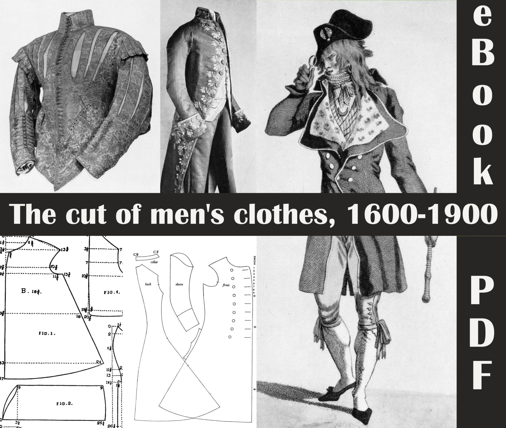The Cut and Construction of men's Clothes 1600-1900 years