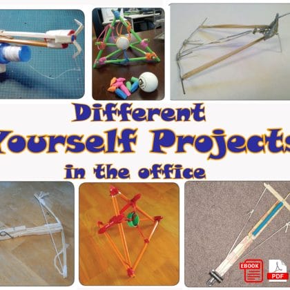 Office DIY. Creative ideas for crafts from stationery items/Ebook