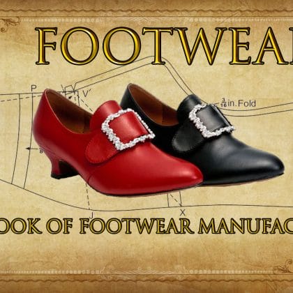 Textbook of footwear manufacture, the 1953. Cut and construction of shoes. Tutorial