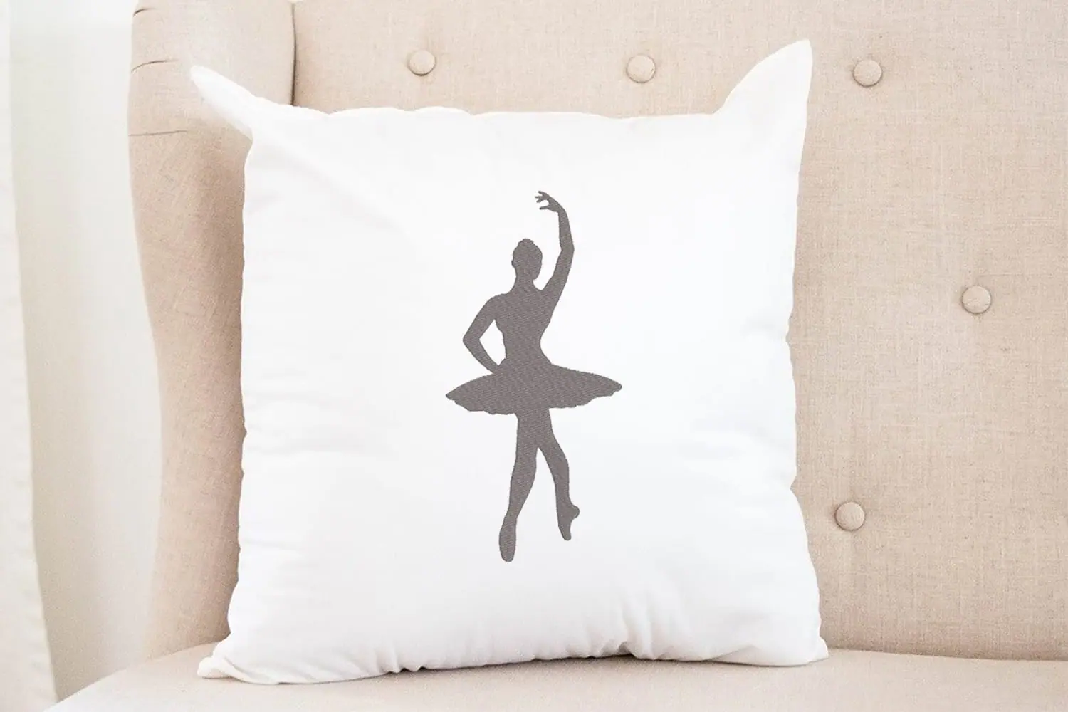 Ballerina Embroidery Design 3 Ballerina Embroidery Design - Image 3