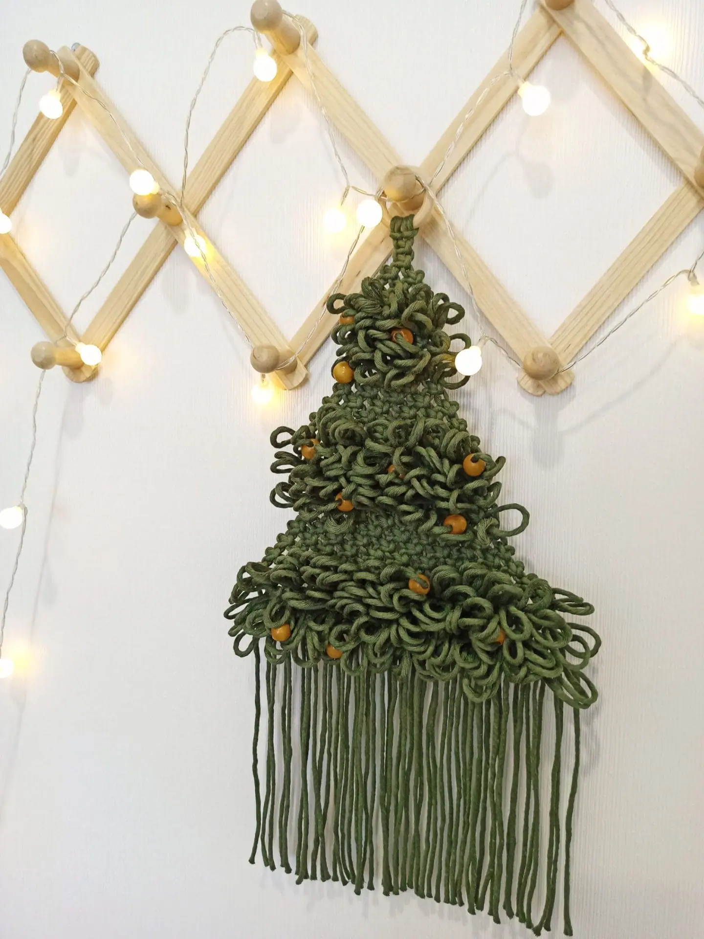 Macrame pattern pdf Chrismas tree DIY - macrame tutorial 6 Macrame pattern pdf Chrismas tree DIY - macrame tutorial - Image 6