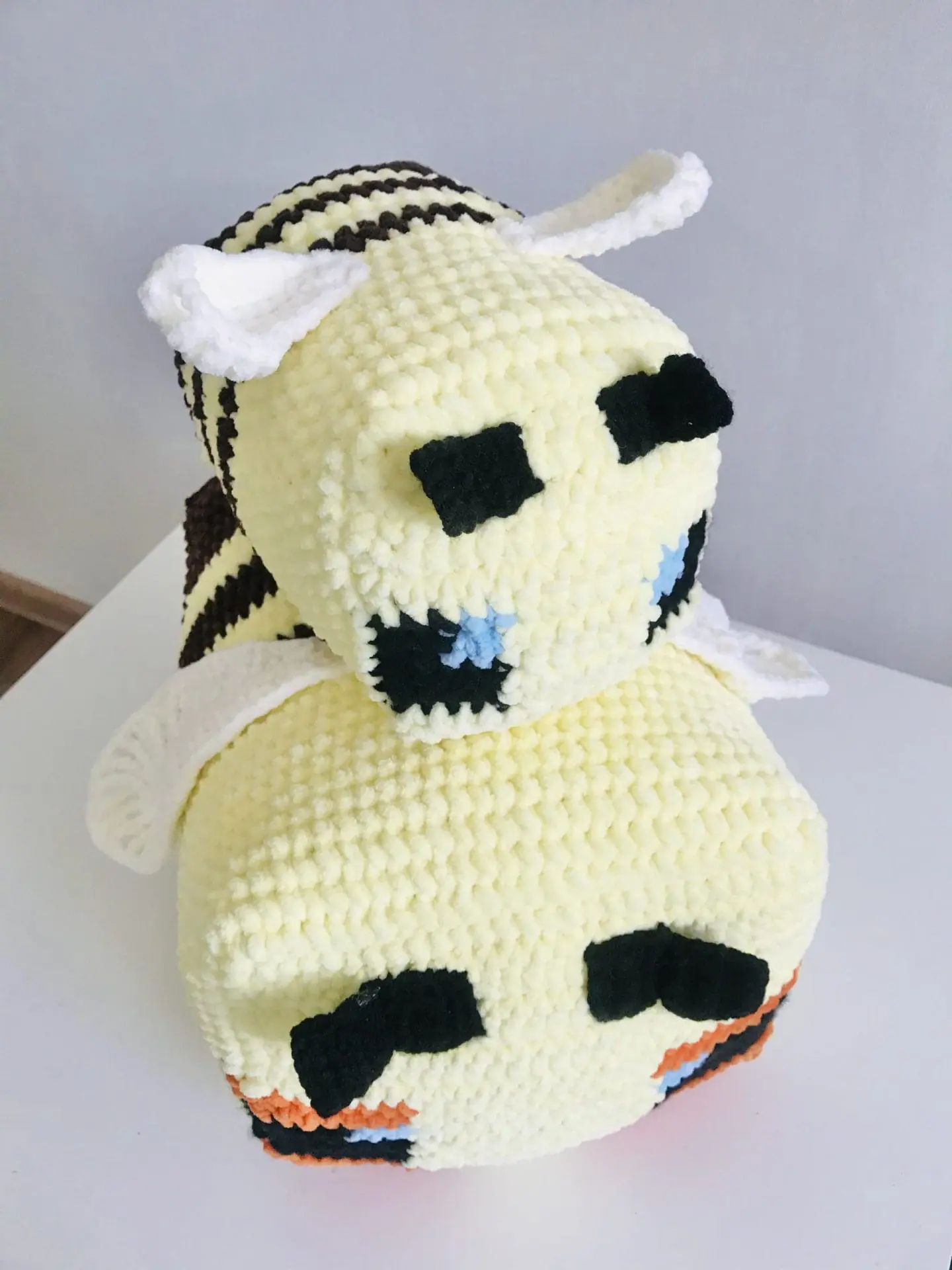 Plush Bee pillow mini Crochet pattern PDF 3 Bee crochet pattern