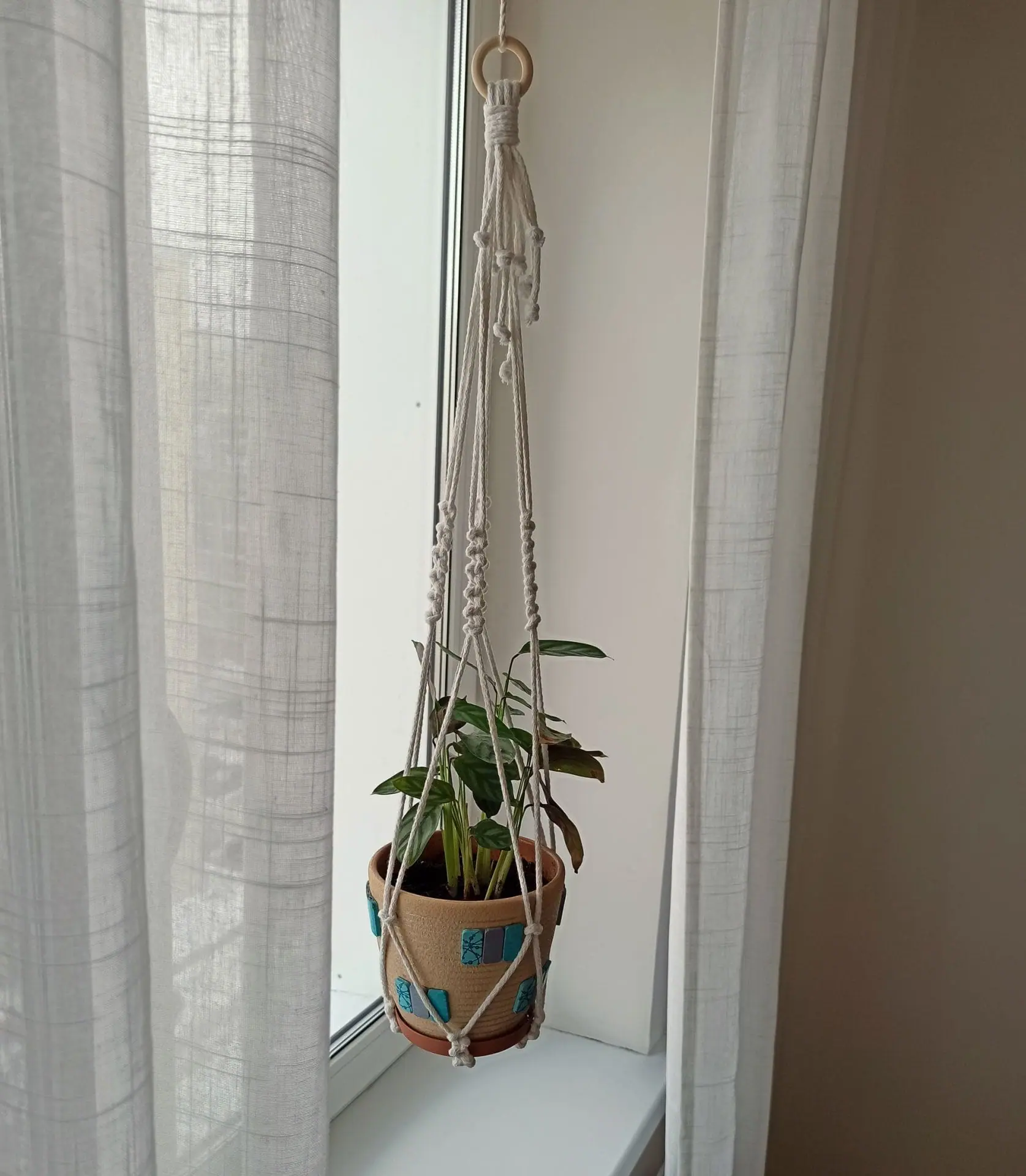 Macrame plant hanger without tassel pattern PDF 3 Macrame plant hanger without tassel pattern PDF - Image 3