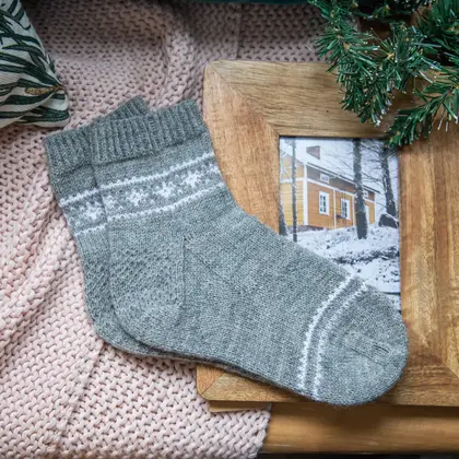 Snow socks knitting pattern (PDF ENG)