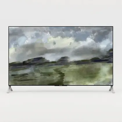 Samsung Frame TV Art Mountains Lakes Watercolor Digital Download For TV Texture Tv forest Samsung Frame TV Art trees #17