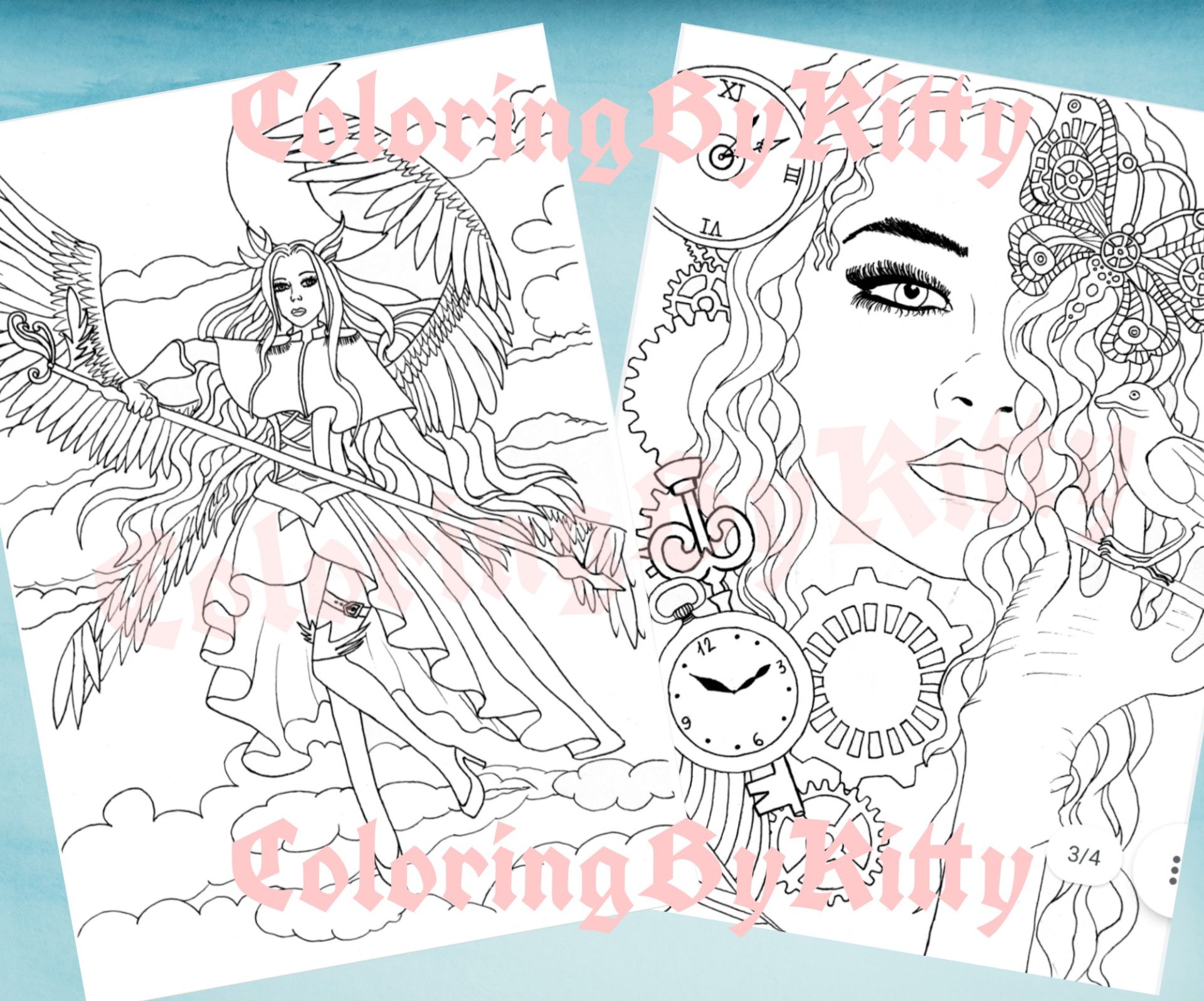 Pdf coloring book "Light, Camera, Action" 2 Pdf coloring book "Light, Camera, Action" - Image 2
