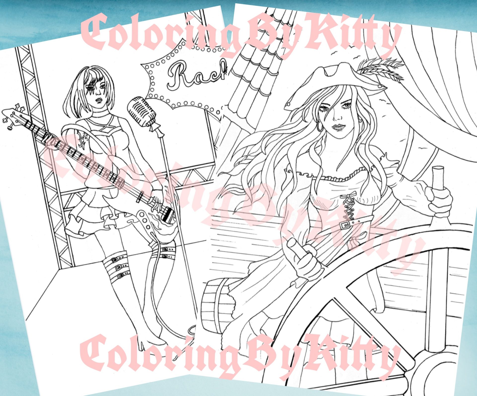 Pdf coloring book "Light, Camera, Action" 4 Pdf coloring book "Light, Camera, Action" - Image 4