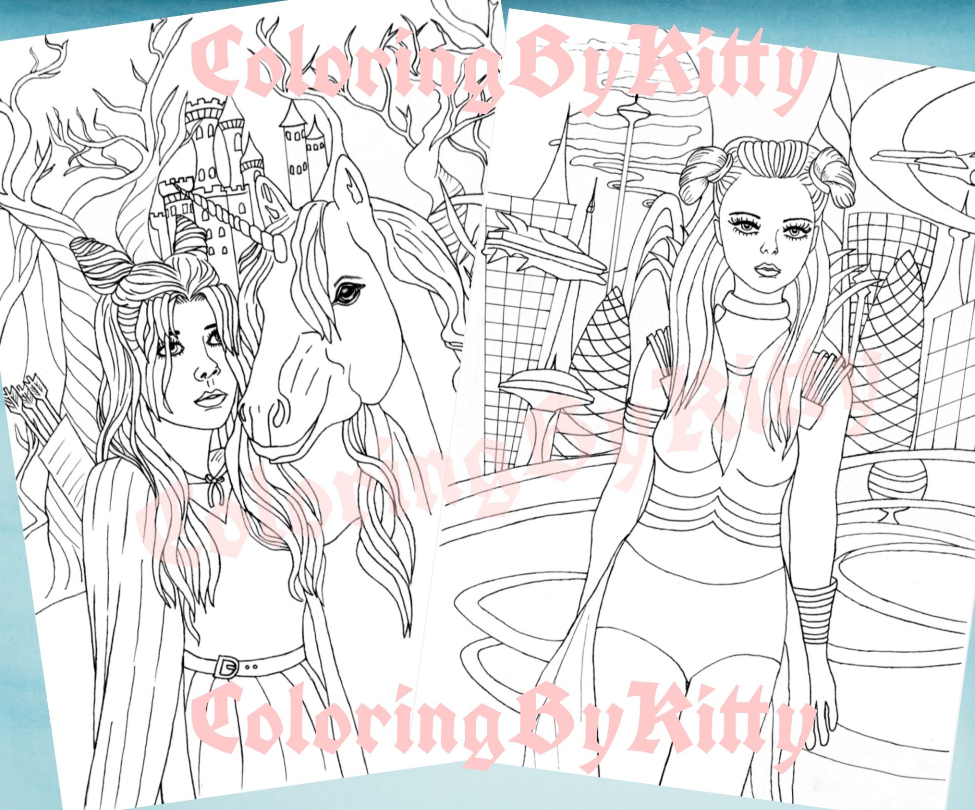 Pdf coloring book "Light, Camera, Action" 5 Pdf coloring book "Light, Camera, Action" - Image 5