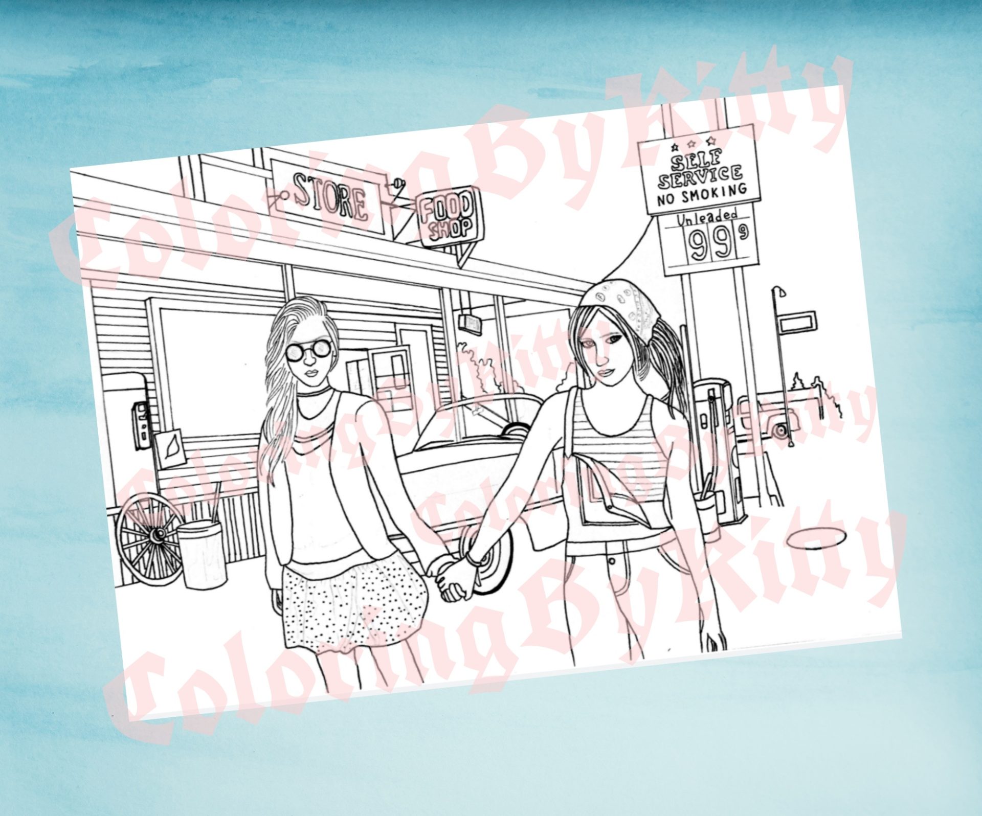 Pdf coloring book "Light, Camera, Action" 7 Pdf coloring book "Light, Camera, Action" - Image 7