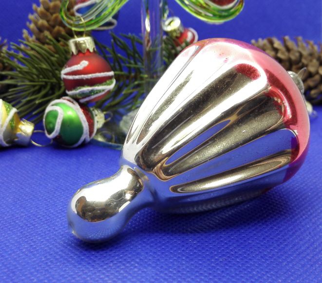 Soviet Vintage Christmas Glass toy Parachute. Xmas tree toys USSR 3 Soviet Vintage Christmas Glass toy Parachute. Xmas tree toys USSR - Image 3