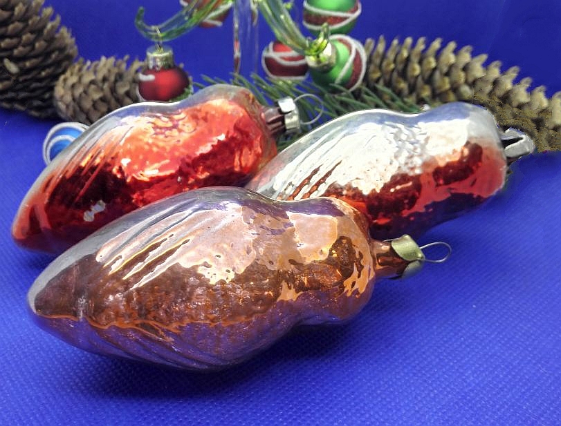 Soviet Vintage Christmas Toy Big Owl. Russian Christmas glass Toy 5 Soviet Vintage Christmas Toy Big Owl. Russian Christmas glass Toy - Image 5