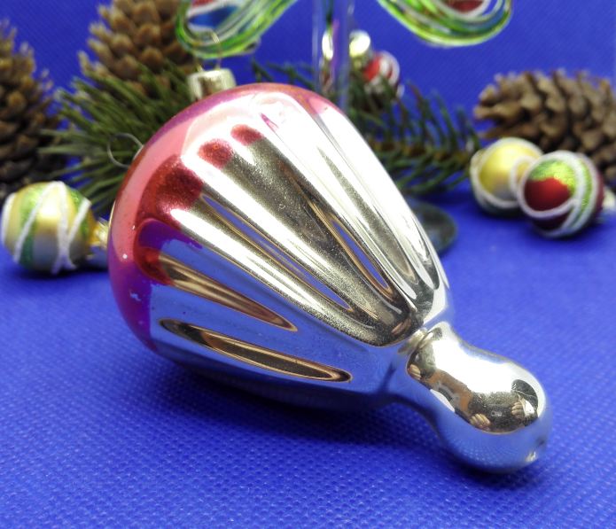 Soviet Vintage Christmas Glass toy Parachute. Xmas tree toys USSR 5 Soviet Vintage Christmas Glass toy Parachute. Xmas tree toys USSR - Image 5