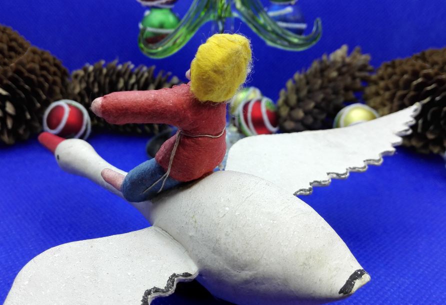Antique Soviet Christmas Toy Geese-Swans. Old Russian Xmas Decor 9 Antique Soviet Christmas Toy Geese-Swans. Old Russian Xmas Decor - Image 9