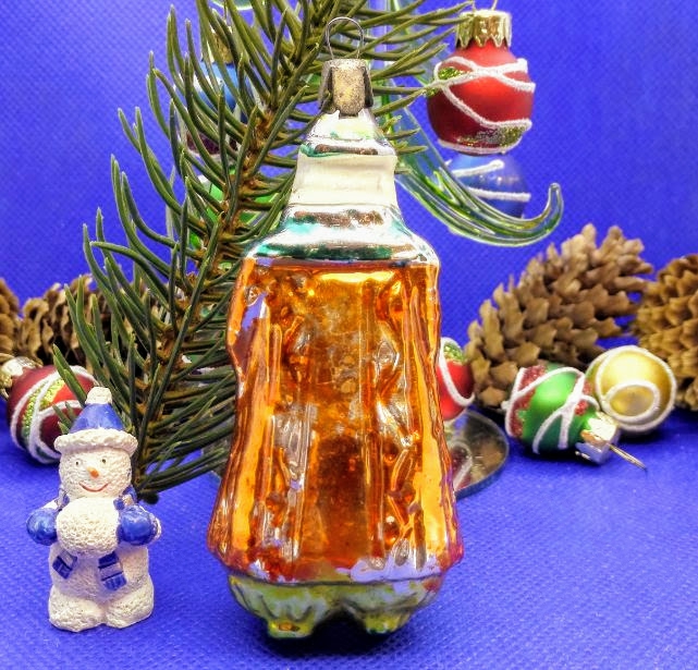 Vintage Glass Toy Santa Claus Man Magician. Antique Christmas Toy 3 Vintage Glass Toy Santa Claus Man Magician. Antique Christmas Toy - Image 3