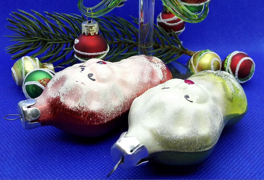 Soviet Vintage Christmas glass Toy Kid.Russian Christmas tree toy 4 Soviet Vintage Christmas glass Toy Kid.Russian Christmas tree toy - Image 4