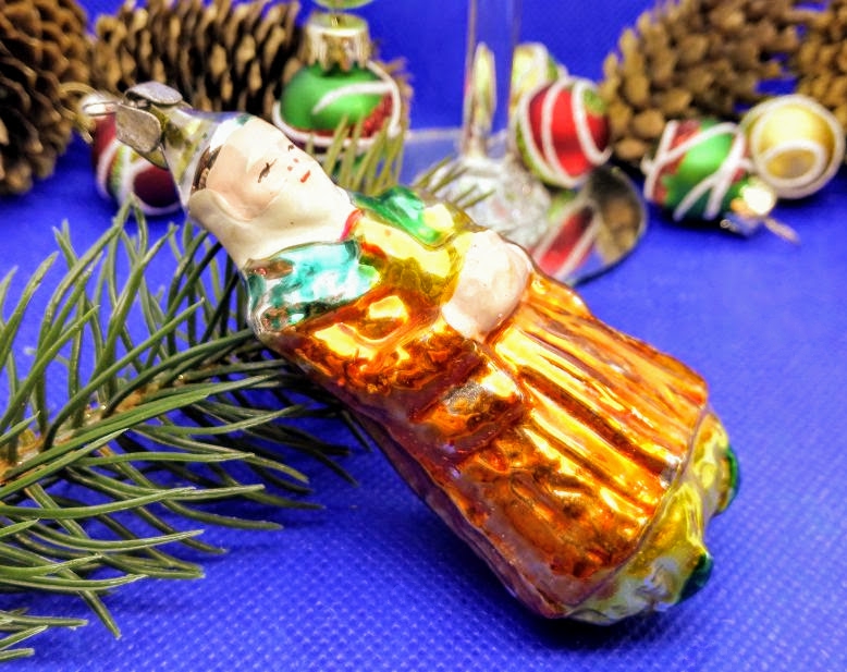 Vintage Glass Toy Santa Claus Man Magician. Antique Christmas Toy 9 Vintage Glass Toy Santa Claus Man Magician. Antique Christmas Toy - Image 9