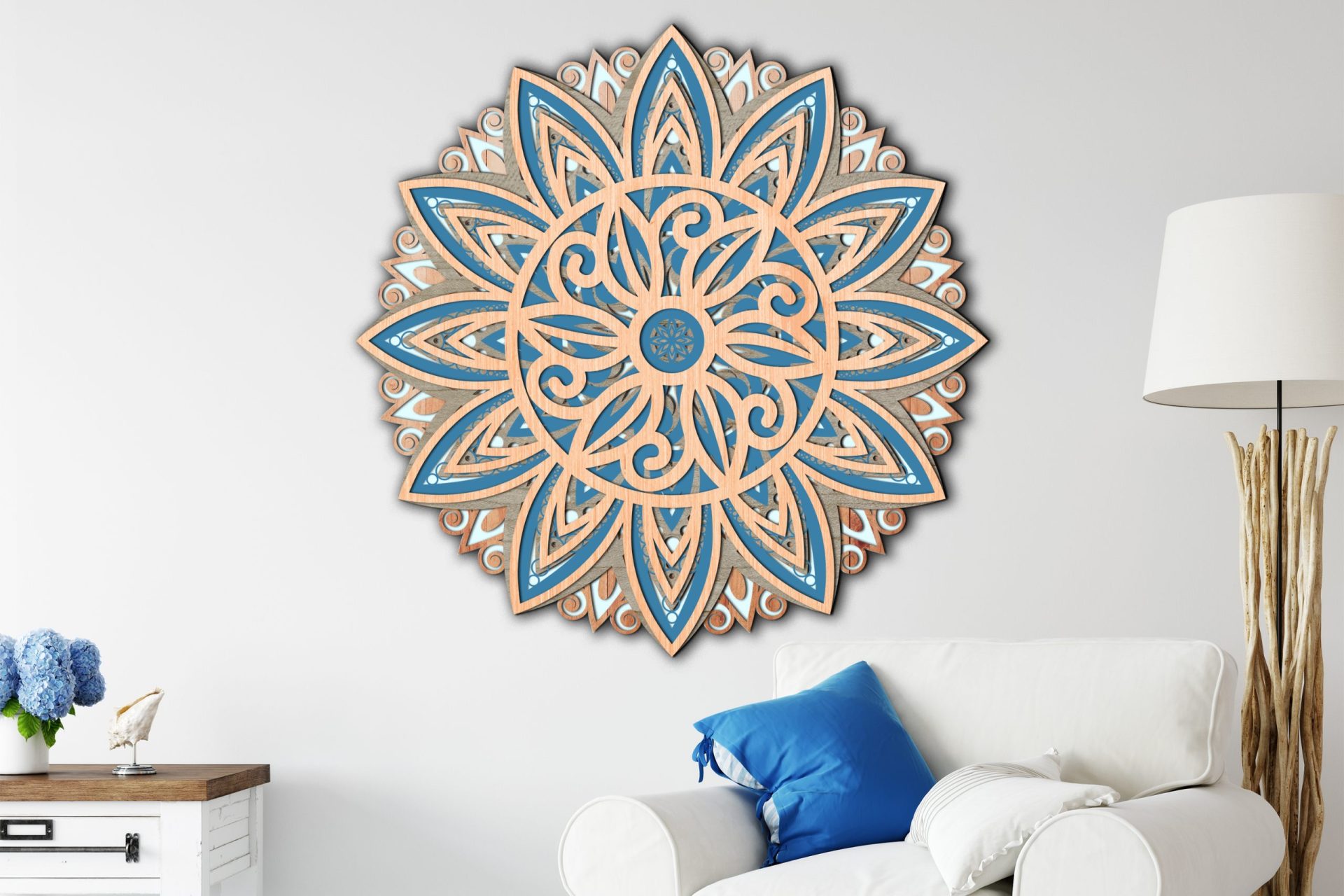 Multilayer Cut File MANDALA for Cricut or Wood Laser Cutting 5 Multilayer Cut File MANDALA for Cricut or Wood Laser Cutting - Image 5