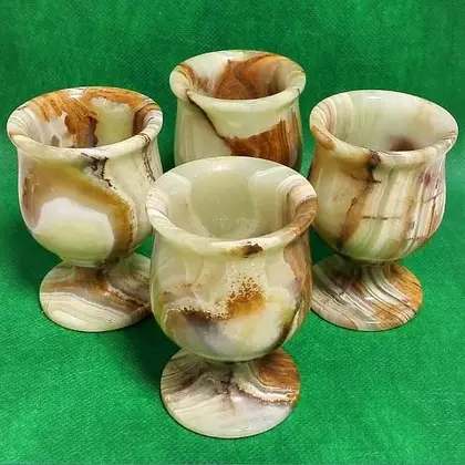 Strong drinks glasses from Natural Onyx. Set Shots for drink