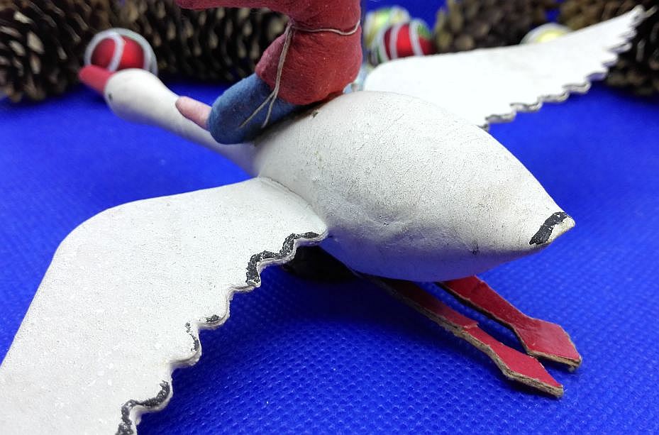 Antique Soviet Christmas Toy Geese-Swans. Old Russian Xmas Decor 11 Antique Soviet Christmas Toy Geese-Swans. Old Russian Xmas Decor - Image 11