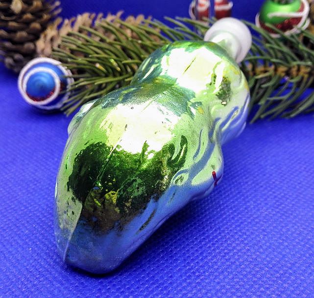 Soviet Vintage Glass Christmas tree toy Parrot.Xmas tree toy USSR 9 Soviet Vintage Glass Christmas tree toy Parrot.Xmas tree toy USSR - Image 9