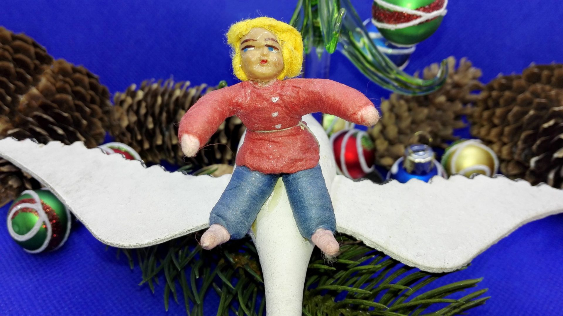 Antique Soviet Christmas Toy Geese-Swans. Old Russian Xmas Decor 3 Antique Soviet Christmas Toy Geese-Swans. Old Russian Xmas Decor - Image 3