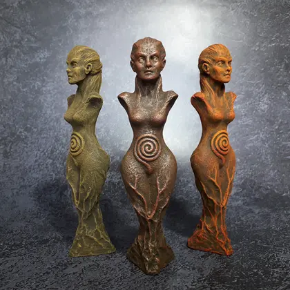 Wiccan goddess Altar figurine