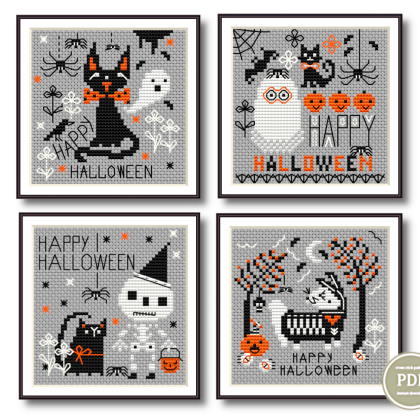 Halloween Cross Stitch Pattern