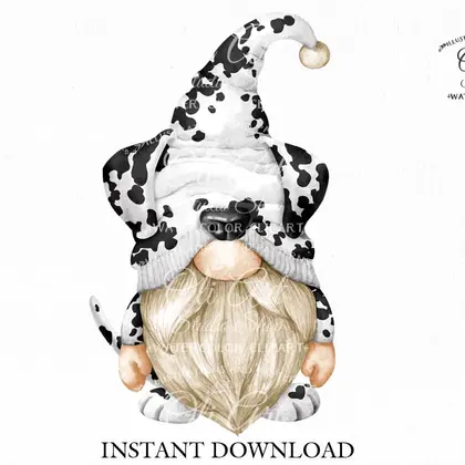 Dog gnome clip art png, dalmantine, Pet Lover, сute characters