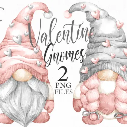 Gnome clipart. Clip art png, сute characters, hand drawn graphics