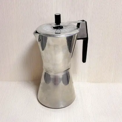 Large Soviet Geyser Coffee Maker. Italian Espresso Coffee Maker
