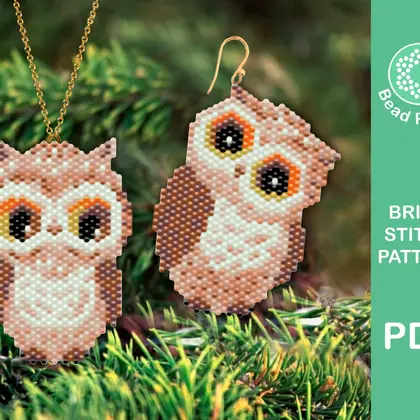 owl brick stitch pattern