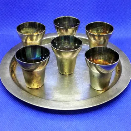 Soviet Vintage set for Strong drinks. Melchior Shots