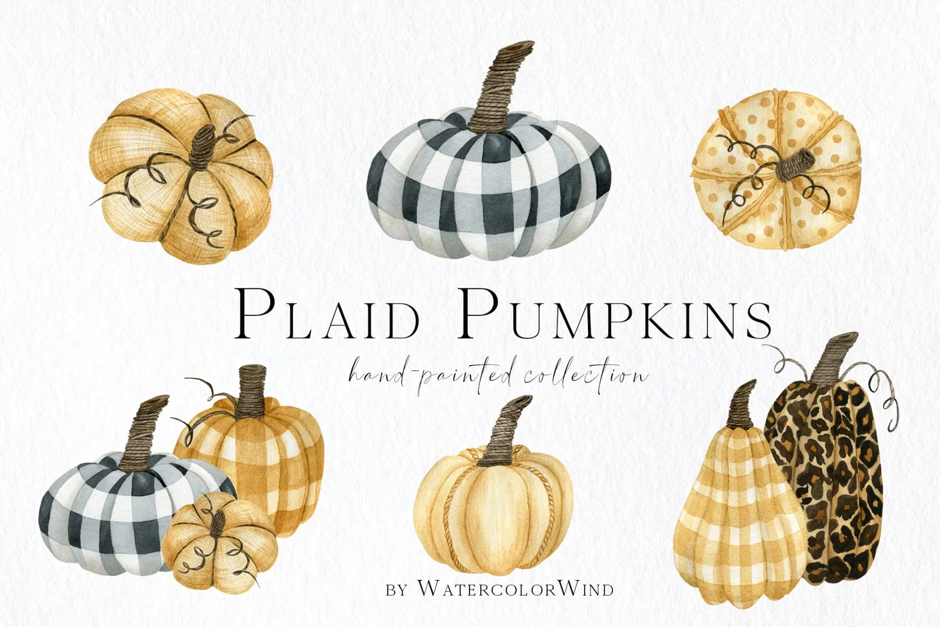 Checkered fall plaid pumpkin clipart autumn thanksgiving 1 Plaid pumpkins clip art