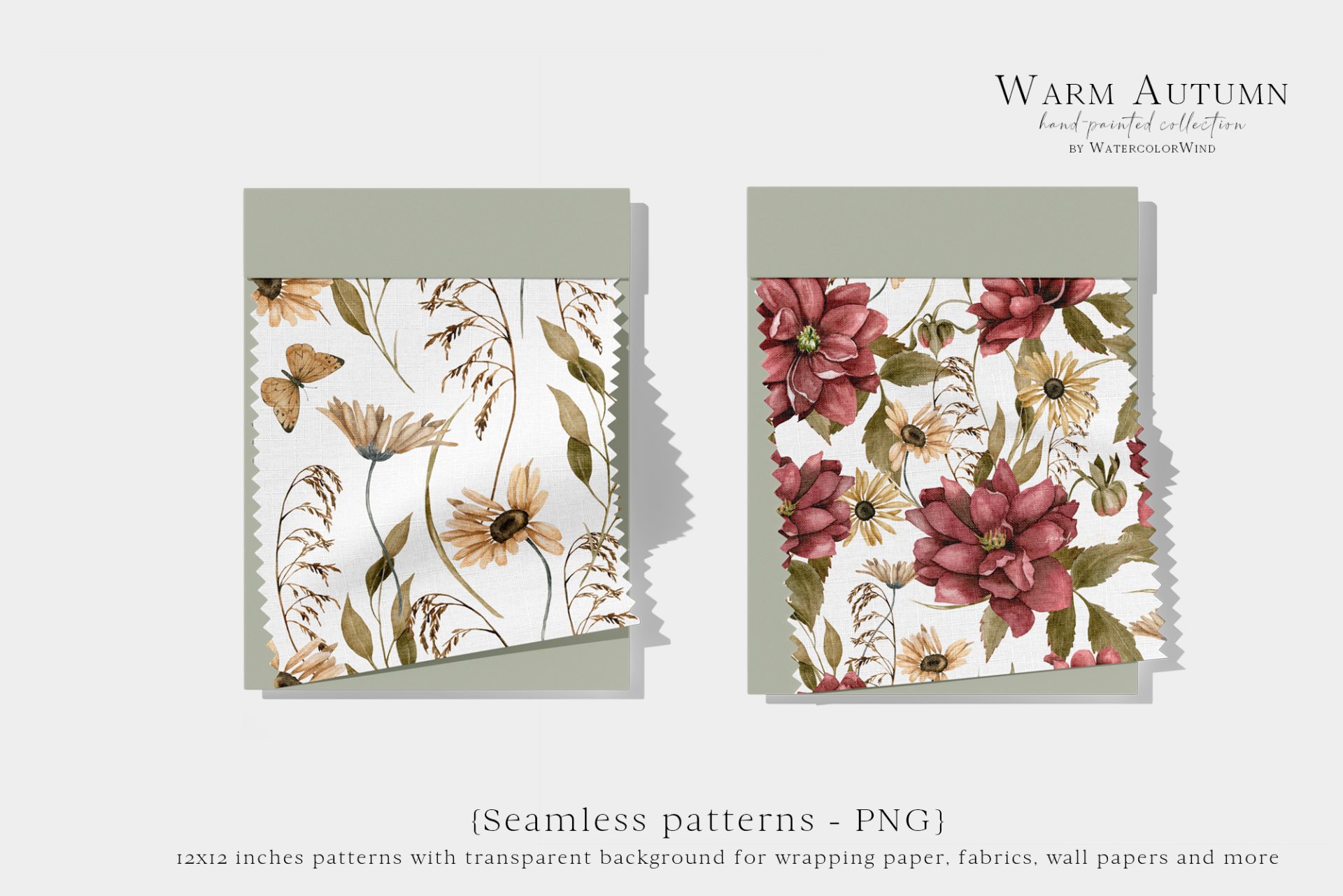 Fall Floral Watercolor Clip Art with Dahlia, Marigold Flowers 7 Fall Floral Watercolor Clip Art with Dahlia, Marigold Flowers - Image 7