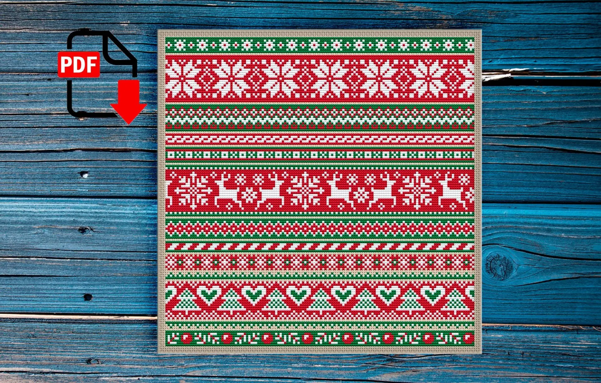 Christmas ornament Cross stitch pattern christmas card christmas tree 1 cross stitch pattern christmas ornament embroidery home decor