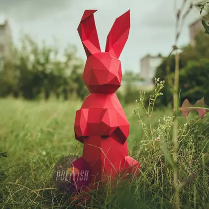 DIY Bunny template Papercraft PDF