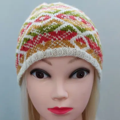 wool cap with handmade