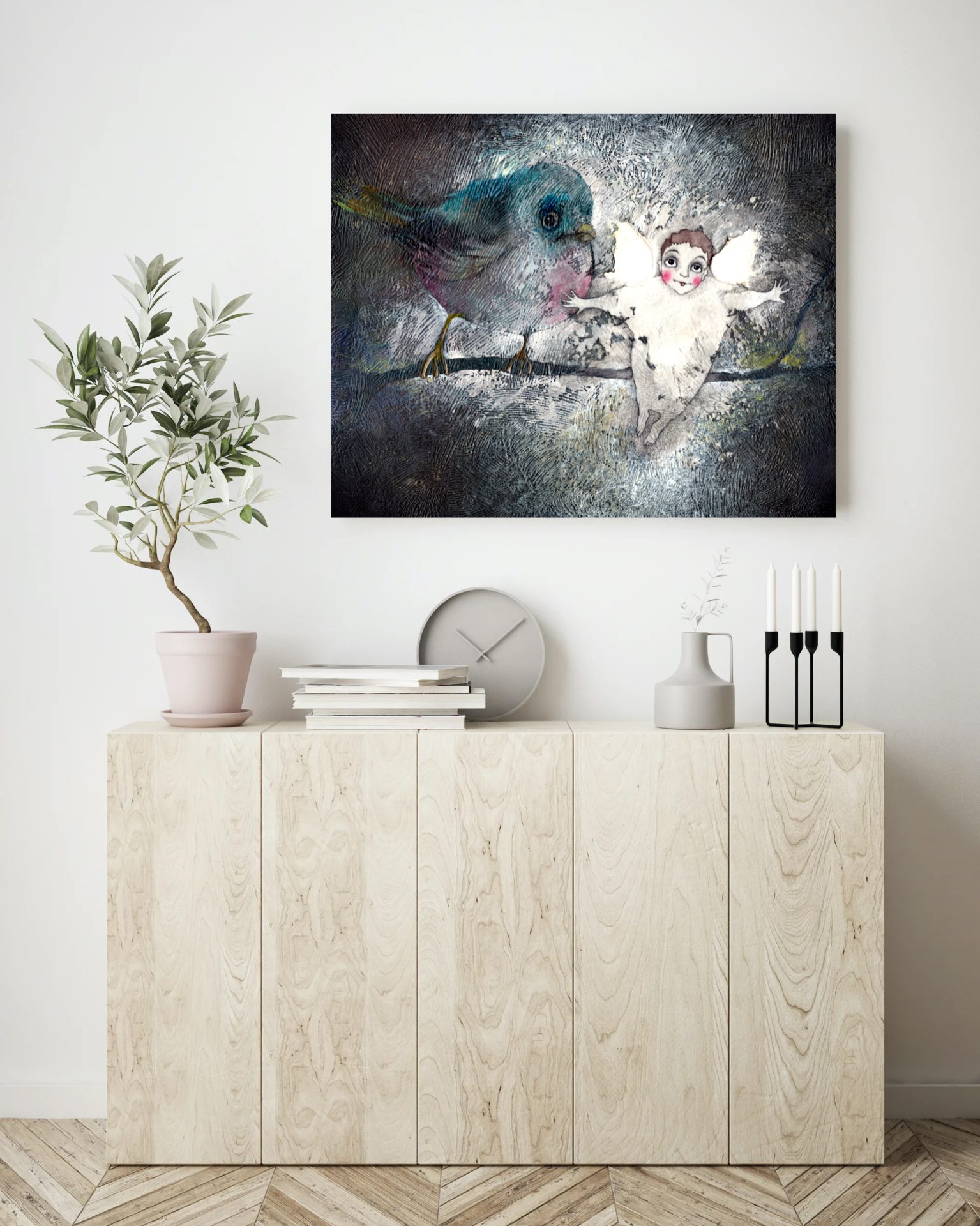 Bird painting images Inspirational digital angel 3 bird painting images