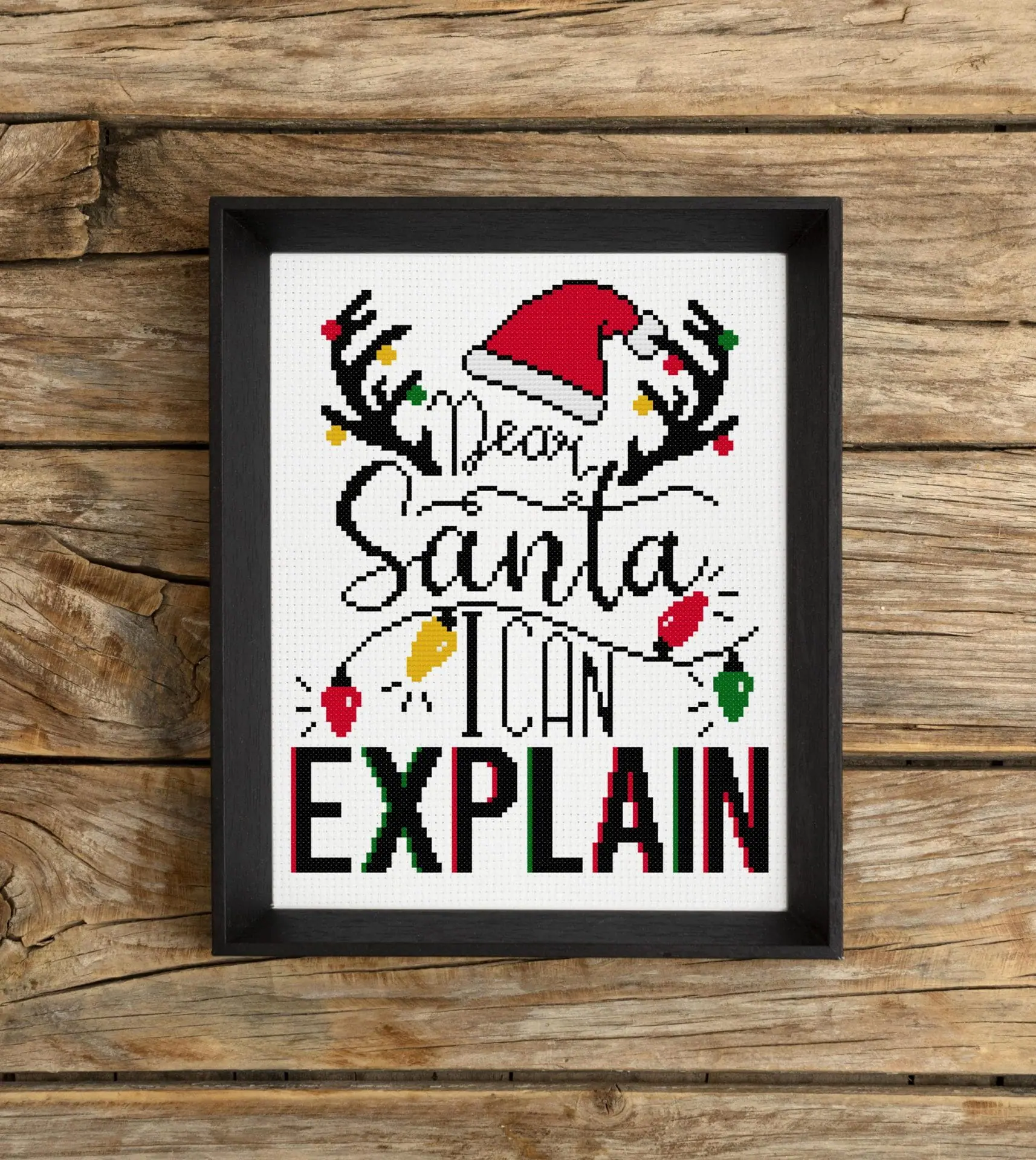 Funny Christmas cross stitch pattern PDF. 1 Funny Christmas cross stitch pattern PDF