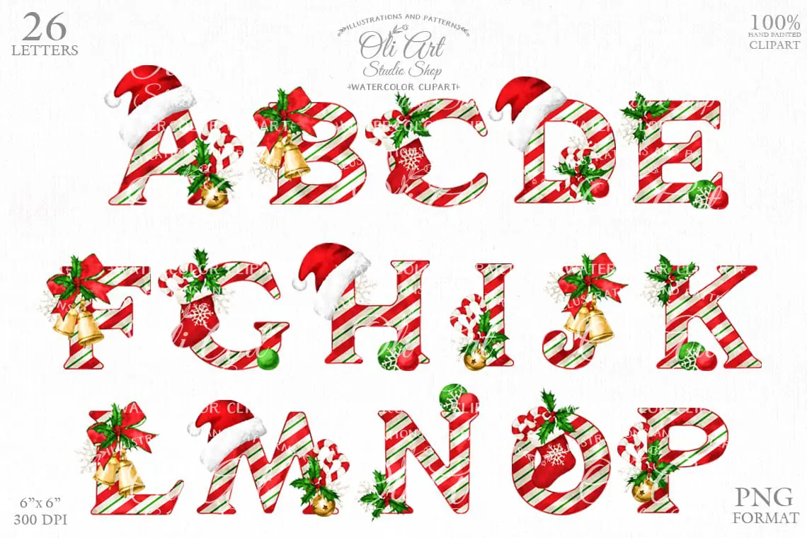 Christmas Alphabet. Sublimation of the alphabet. Letter Alphabet 1 Christmas Alphabet. Sublimation of the alphabet. Letter Alphabet