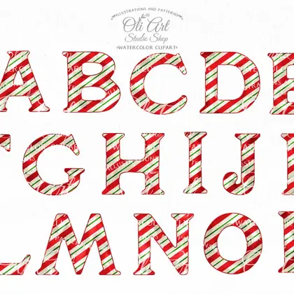 Christmas Alphabet. Sublimation of the alphabet. Letter Alphabet.