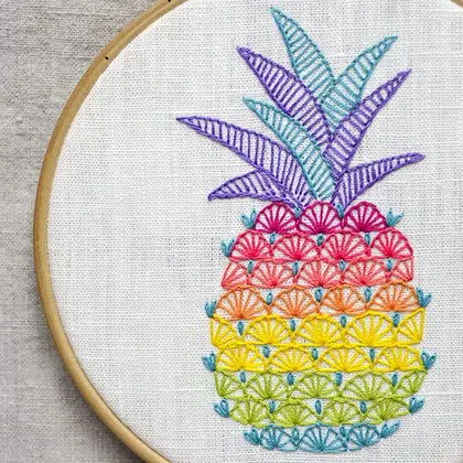 Hand embroidery pattern