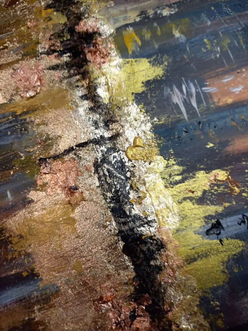 New York city painting 16*23" gold decor by Yalozik 7 New York city painting 16*23" gold decor by Yalozik - Image 7