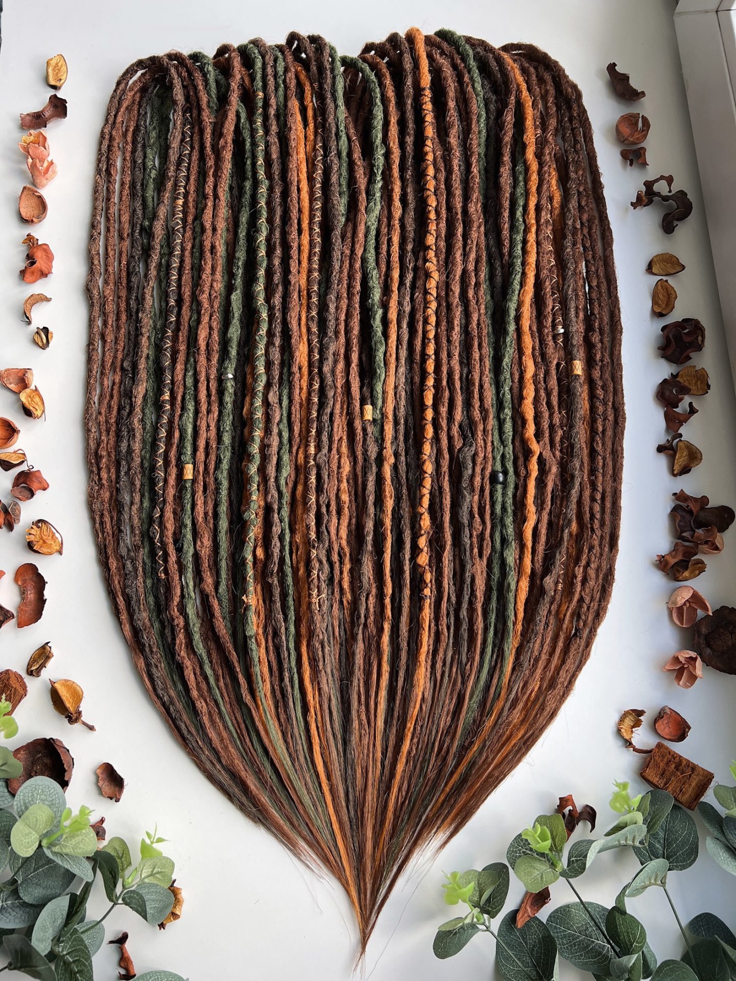 DE dreads Autumn Forest, ginger dreadlocks 7 DE dreads Autumn Forest, ginger dreadlocks - Image 7