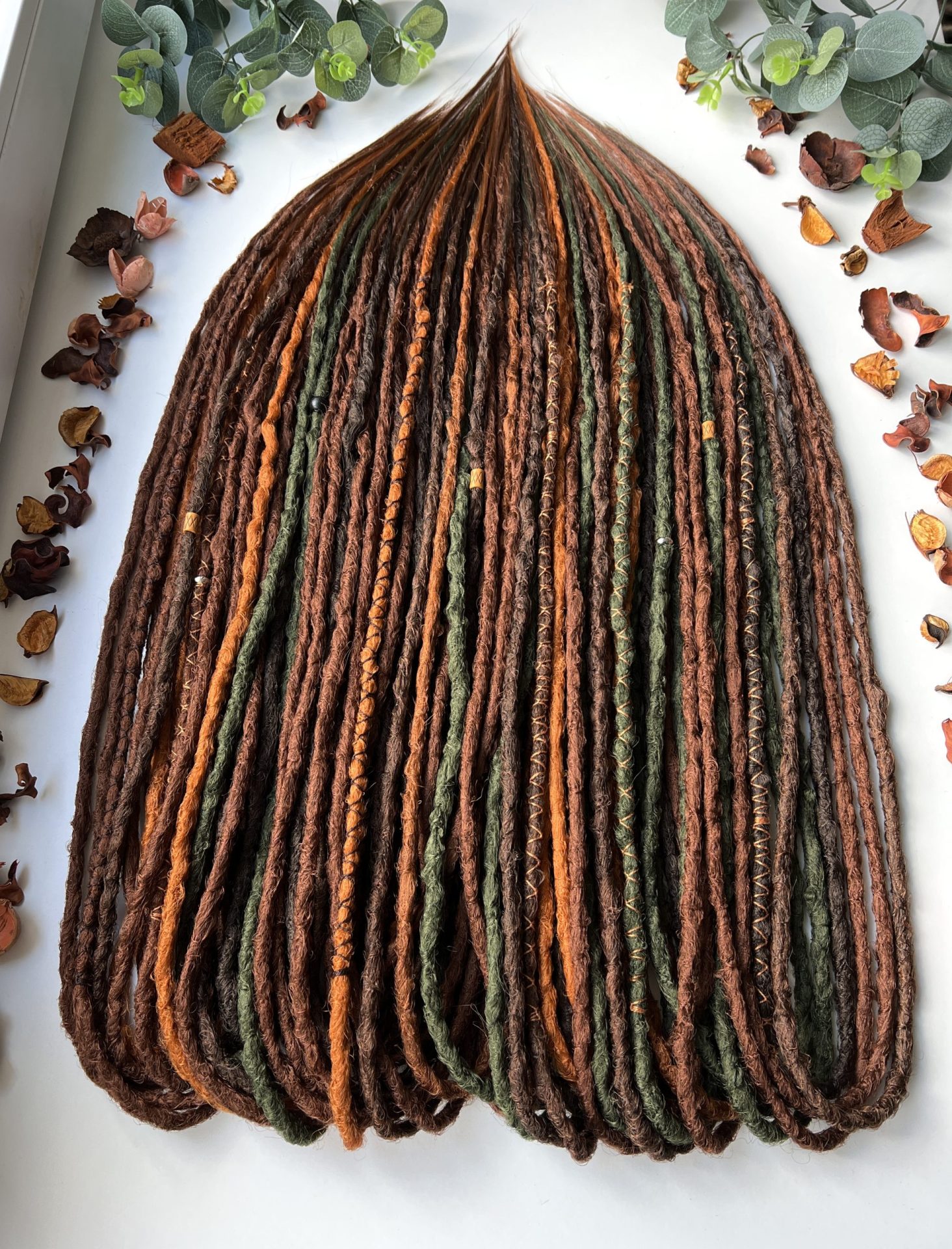 DE dreads Autumn Forest, ginger dreadlocks 9 DE dreads Autumn Forest, ginger dreadlocks - Image 9