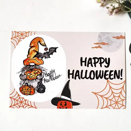 Halloween postcard