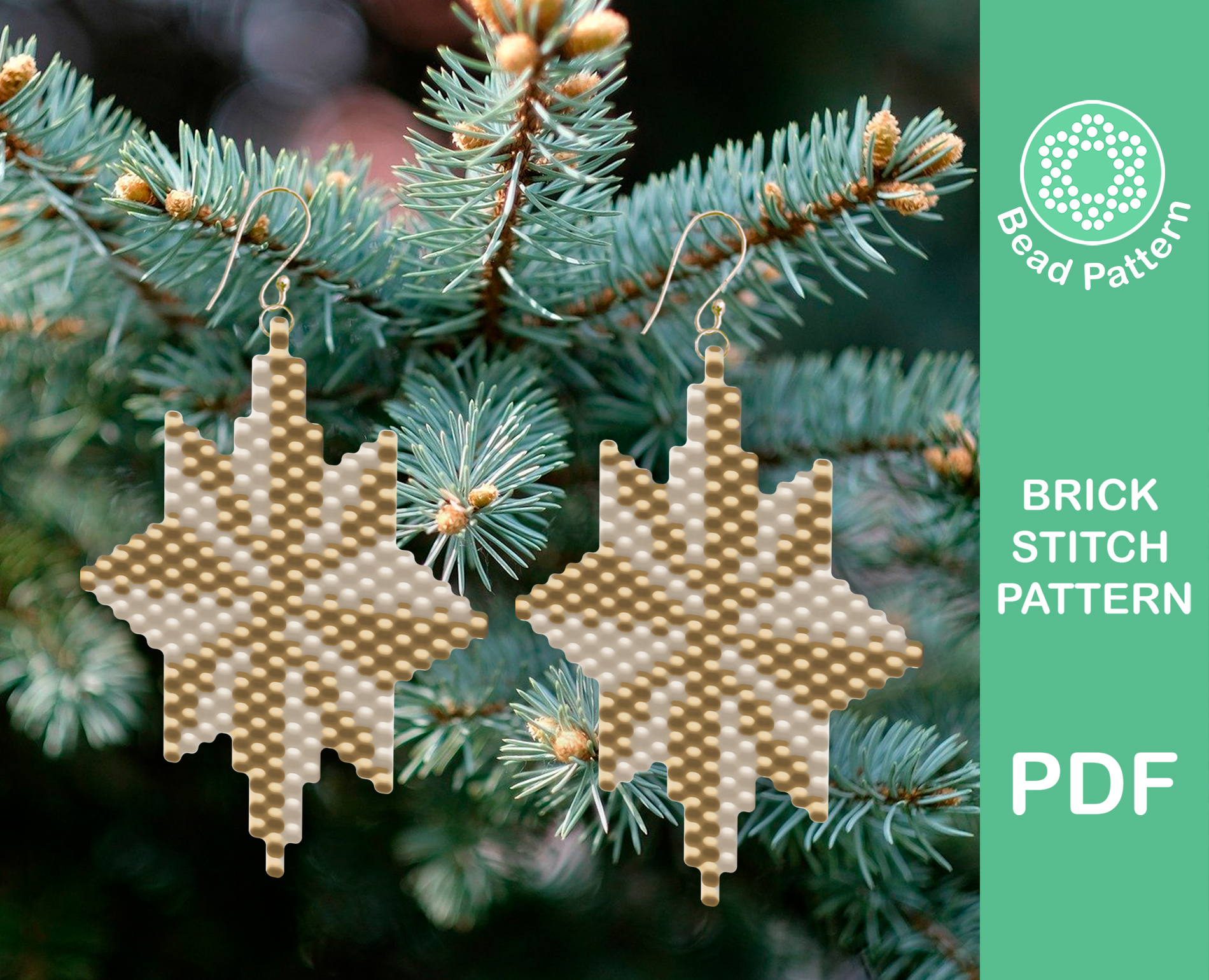 Christmas Star brick stitch Pattern 7 Christmas Star brick stitch Pattern